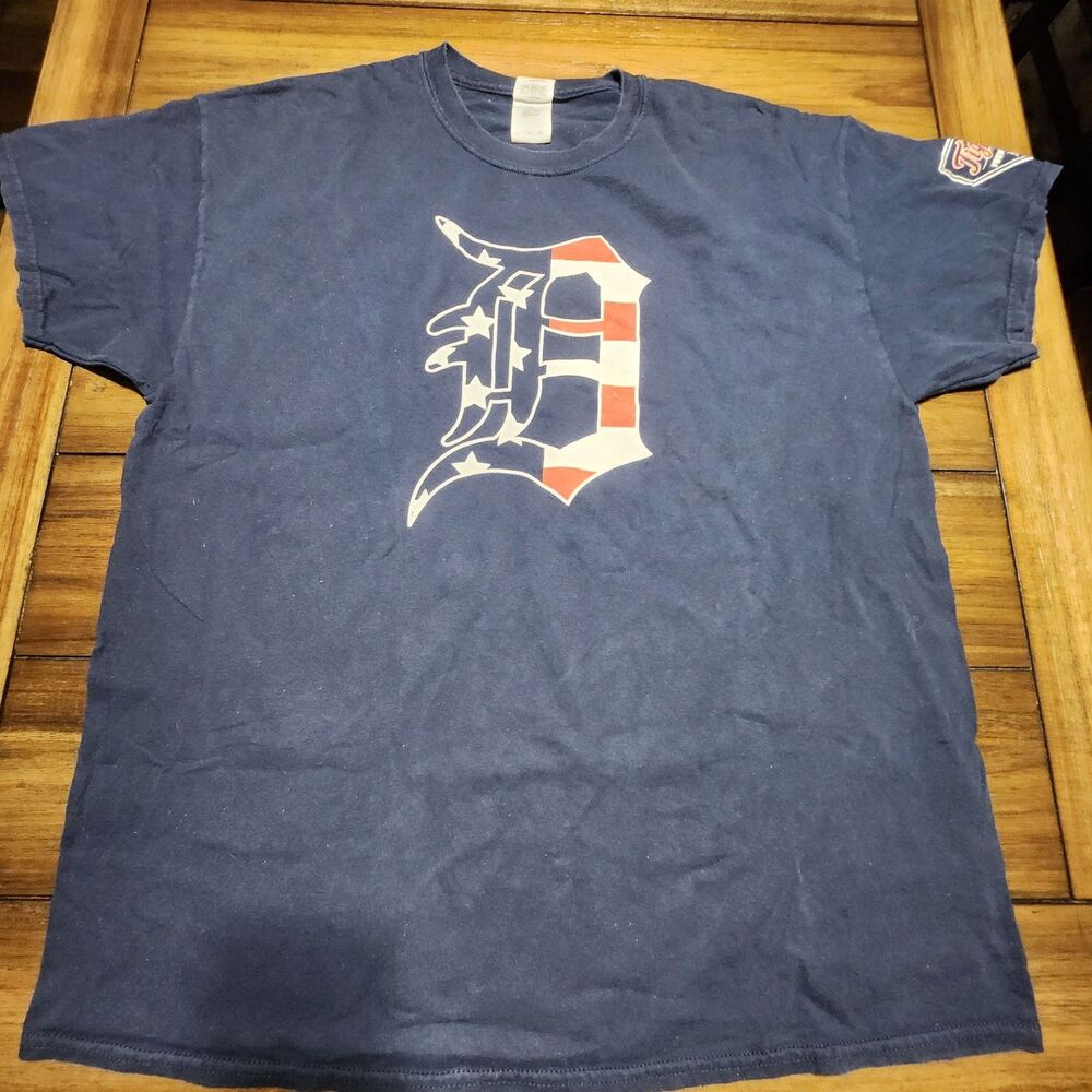 Major League Detroit Tigers Graphic T SS Blk XL